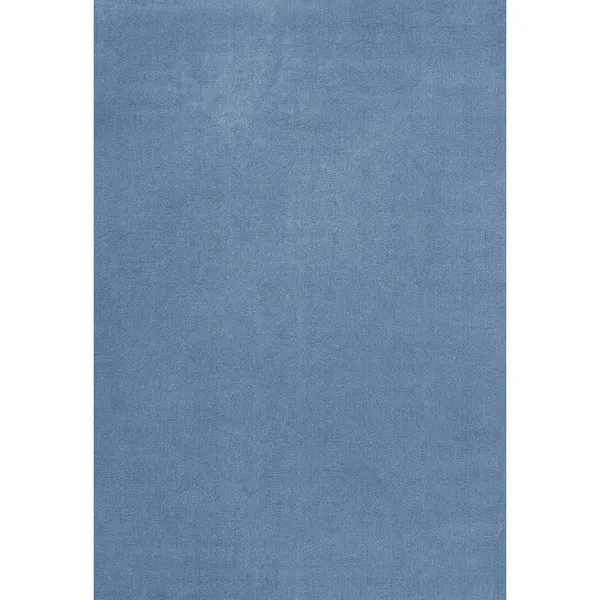 Classic Solid Uldgulvtæppe 250x350 cm Cornflower Blue