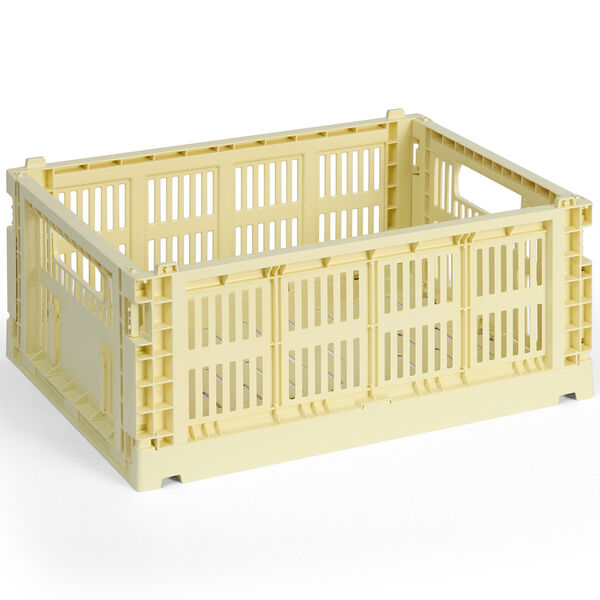 Colour Crate Medium Oppbevaring Light Yellow