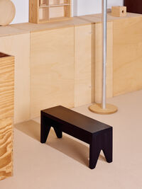 Manolito Stool Long Black