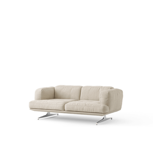 Inland AV22 2-Seters Sofa Clay 0011/Polert Aluminium