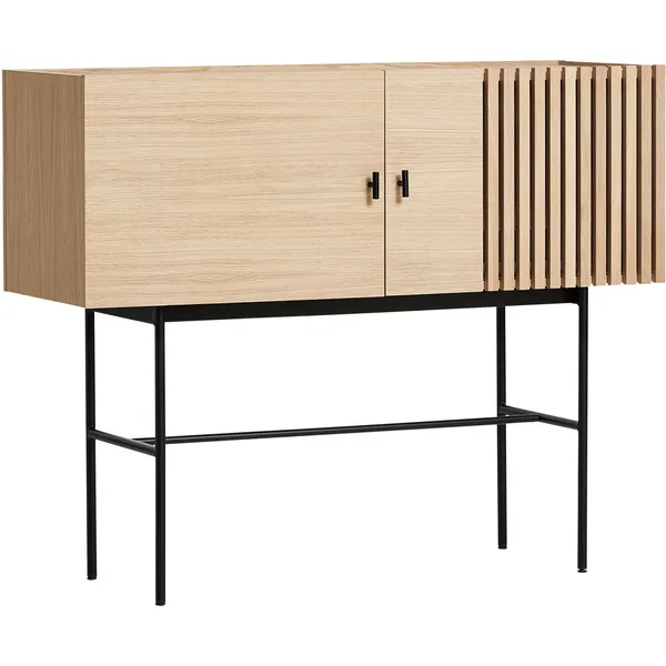 ARRAY Senkki 120 cm Musta Maalattu Tammi