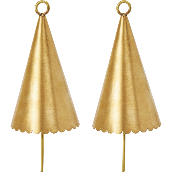 Cone Bjällra 2-pack Mässing