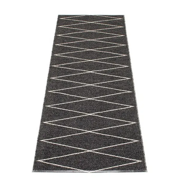 Max Gulvtæppe 70x400 cm Black/Vanilla