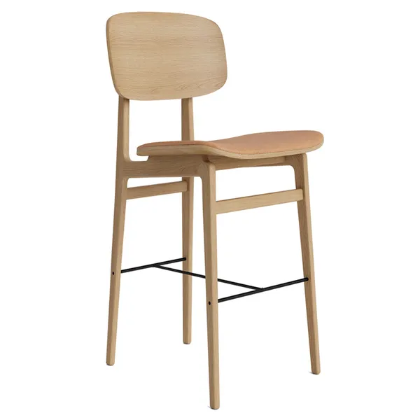 NY11 Bar Stool Natural Oak / Kamel
