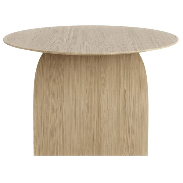 Savoa Sofabord Ø64 cm Naturlig Eg