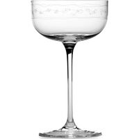 Midnight Flowers Champagneskål 24 cl Transparent