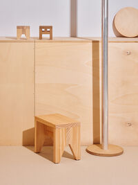 Manolito Stool Short Natural