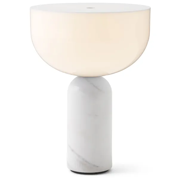 Kizu Bordlampe Bærbar White Marble