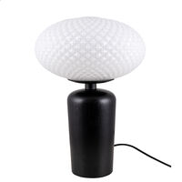 Jackson bordlampe hvit/svart