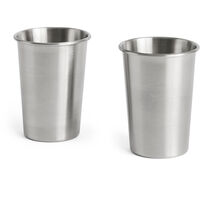 Outdoor Market Steel Cup Set of 2 Medium