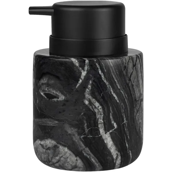 Marble Tvålpump Låg Svart Grå