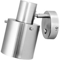 Clark 1 Vägglampa Borstat Stål