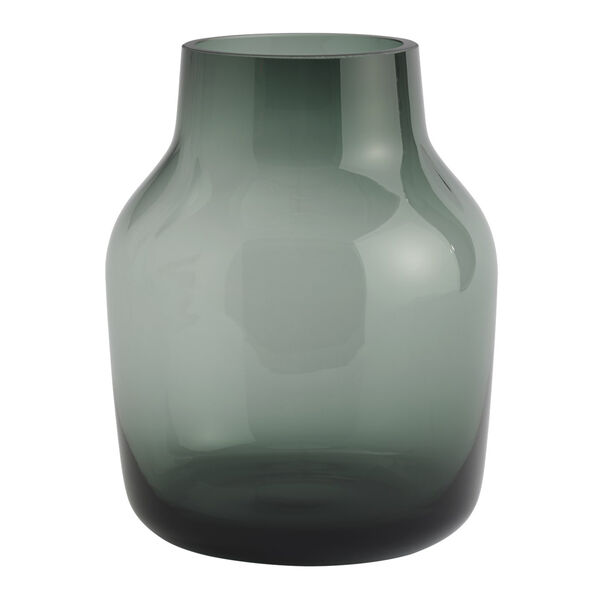 Silent Vase Ø15 cm Mørkegrøn