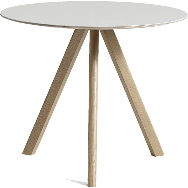 CPH 20 2.0 Bord Ø90 cm Vattenbaserad lackad Ek / Off-white