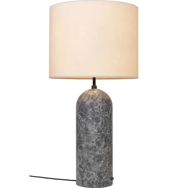 Gravity XL Golvlampa Låg Grå Marmor / Canvas