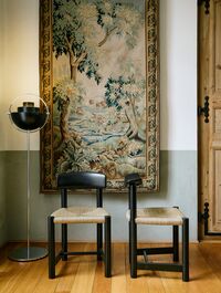 Daumiller Side Tuoli Brown/Black Pine