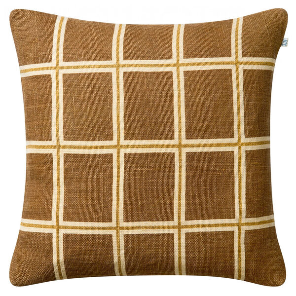 Raha Tyynynpäällinen 50x50 cm Ruskeanharmaa / Masala Yellow