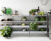String Gavle Gulv 30x85 cm 2-pak Galvanized