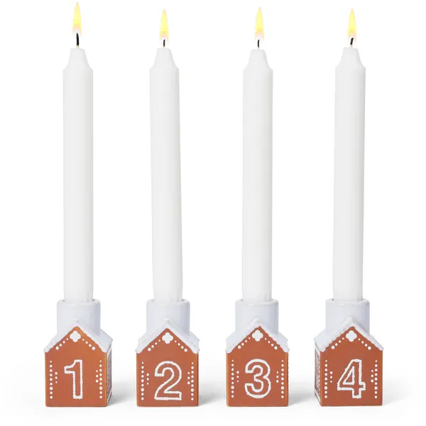 Gingerbread Adventsljusstake H75 cm