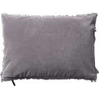 Tyynynpäällinen Sametti / Pellava 50x70 cm Stone Greige