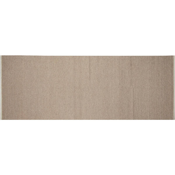 Escape Kelim Uldgulvtæppe 90x250 cm Lys Beige