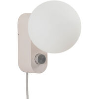 Alumina Table Lamp with Sphere IV Pink