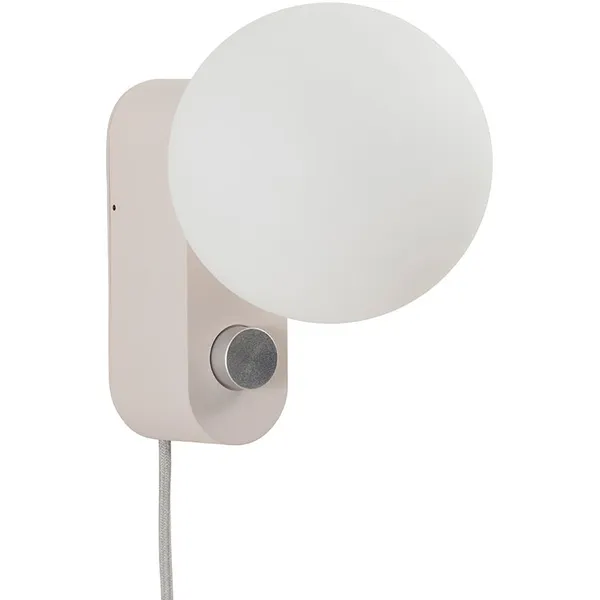 Alumina Table Lamp with Sphere IV Pink