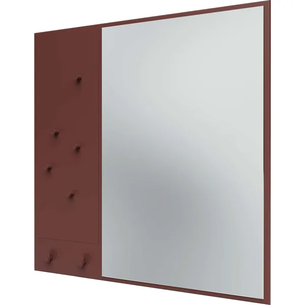 Memo Wall Mirror With Notice Board Masala