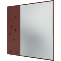Memo Wall Mirror With Notice Board Masala