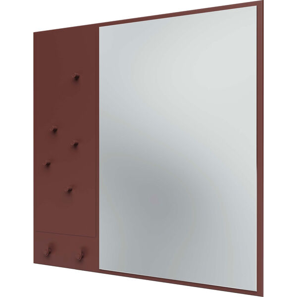 Memo Wall Mirror With Notice Board Masala