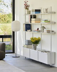 Pier System 133 3 columns PS White / Aluminium
