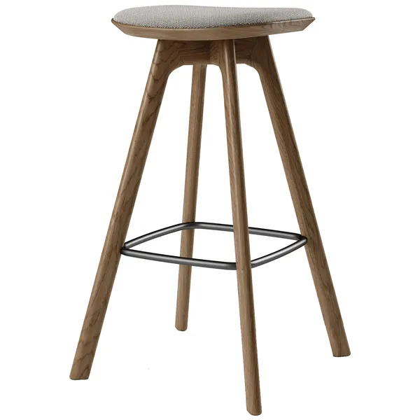 Pauline Barstol 75 cm Fumed Eik / Hallingdal Grå
