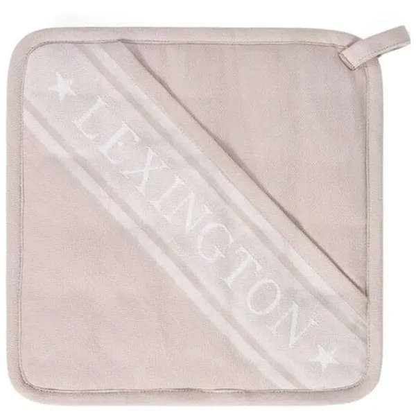 Icons Organic Cotton Jacquard Star Grytlapp Vit / Beige