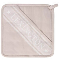 Icons Organic Cotton Jacquard Star Grytlapp Vit / Beige