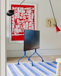 Moon Rollin' Tv Stand Ultra Marine