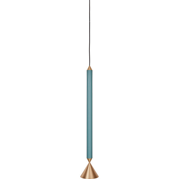 Apollo 59 Pendel Deep Sea / Poleret Messing