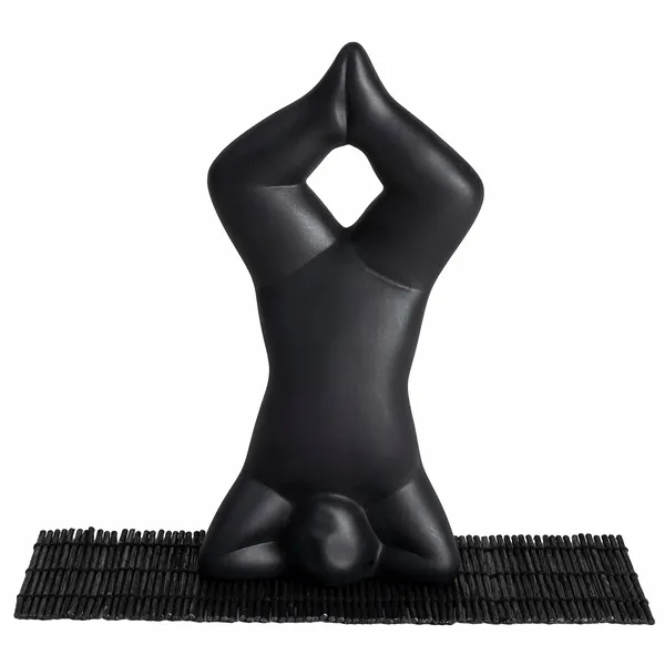 Yoga Veistos no 3 Musta