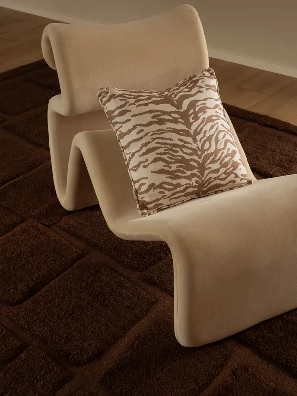 Norell Pude 50x50 cm Beige / Tiger