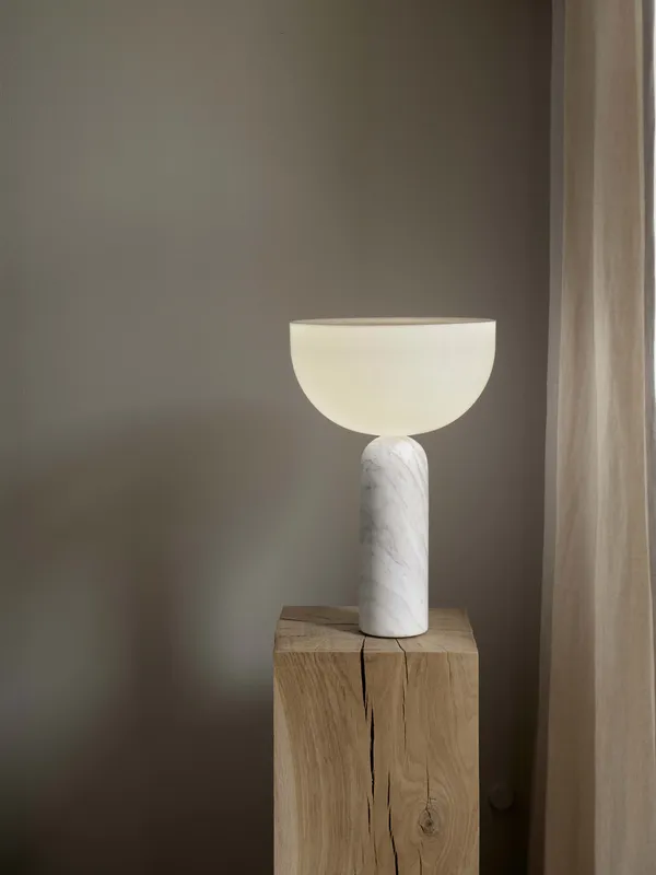 Kizu Bordlampe Large Hvit Marmor