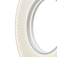 Iris Totem Golvlampa 50 cm Vit / Svart Marmor