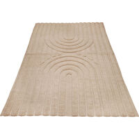 Curve Tæppe 250x350 cm Natural Beige