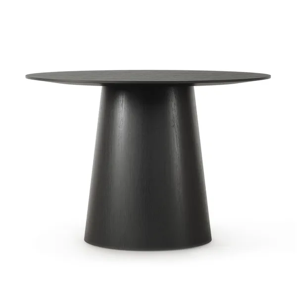 Social Ruokapöytä Musta Tammi 110 cm