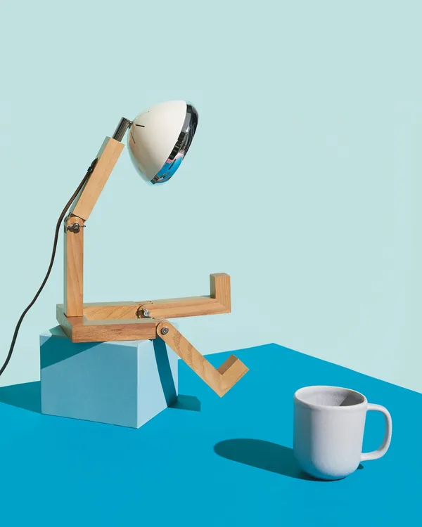 Mr. Wattson Bordlampe Vintage White