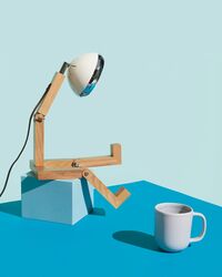 Mr. Wattson Bordlampe Vintage White