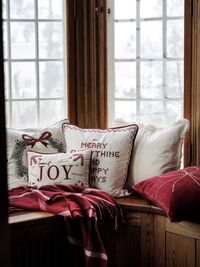 Happy Always Organic Cotton Kuddfodral 50x50 cm Snow White / Röd