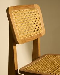 C-Chair Outdoor Ruokapöydän Tuoli Tiikki / French Cane
