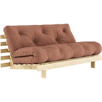 Roots 160 Sovesofa Med Madras Raw / Clay Brown
