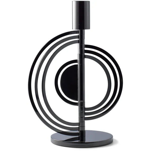 Cirkus Lysestage Sort Small H20 cm