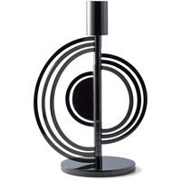 Cirkus Lysestage Sort Small H20 cm