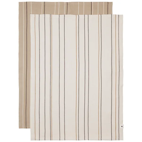 Ito Kjøkkenhåndkle 50x70 cm 2-pk Parchment / Cashmere